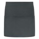 image 1 of Brand Lab Unisex Adult Short Apron - Charcoal - One Size