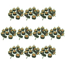 40 Grit 50mm Flap Wheel Disc Abrasive Sanding Pads For Drills 6mm Shank 100 Pack