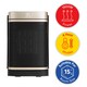 image 8 of Russell Hobbs RHCH2001G Space Heater in Black & Gold Square 1500W Portable Electric Heater