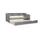 image 1 of Tyler Grey Guest Bed And Trundle With Clay Orthopaedic Mattresses