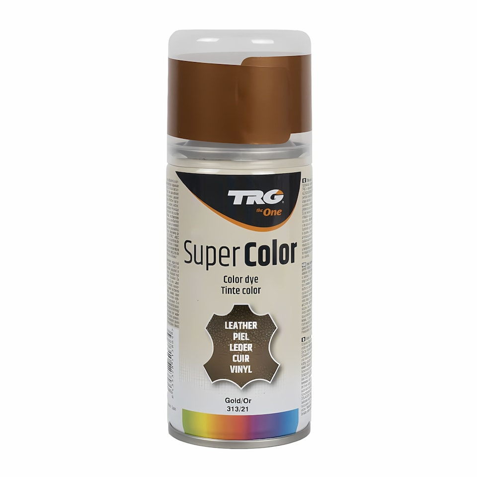 image 1 of TRG Super Colour Aerosol Paint - Leather and Vinyl Recolouring 150ml | Gold | Gold