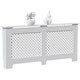 image 7 of Vida Designs Oxford Radiator Cover Painted MDF Cabinet, White, 172cm
