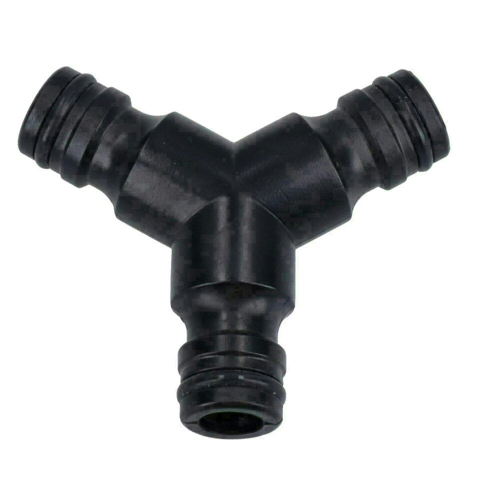 image 1 of 3 Way Garden Hose Pipe Coupler Connector Joiner Watering Water Pipes 5pc