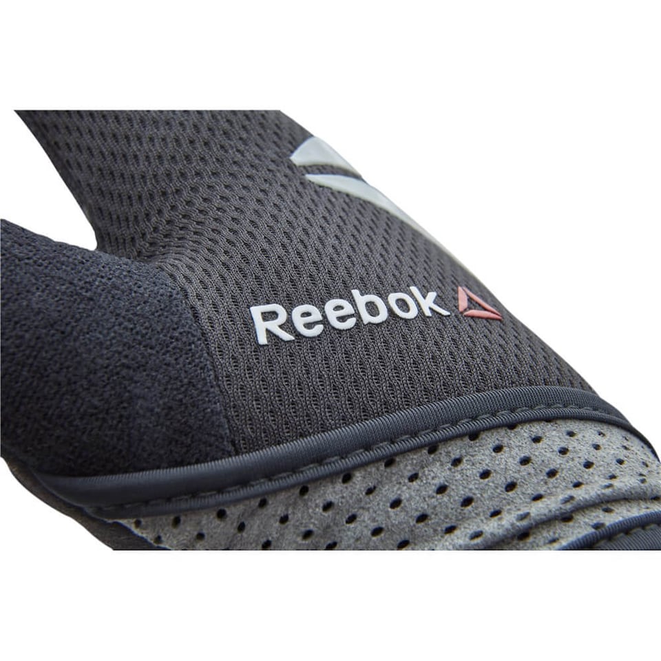 image 1 of Reebok Weight Lifting Gloves — Size M, Blue, Padded Suede & Breathable Mesh | Blue | Blue | M
