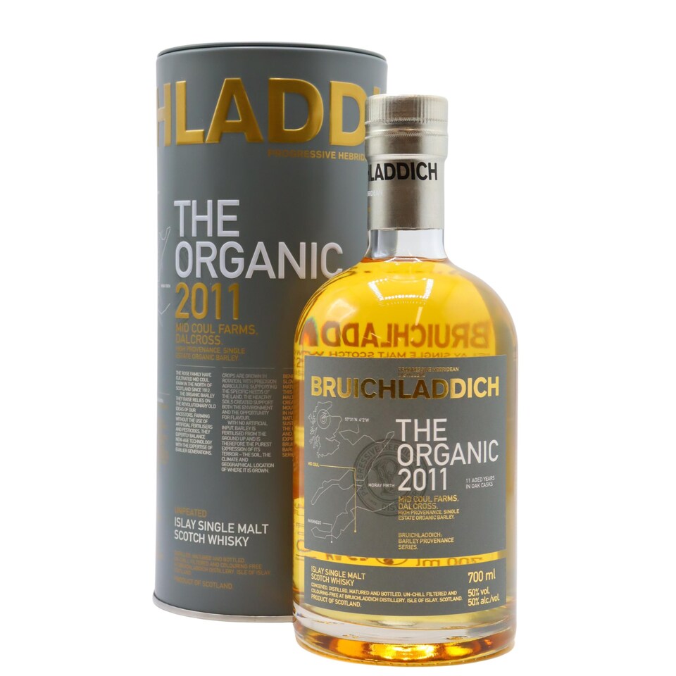 Bruichladdich - The Organic Islay Single Malt Scotch 2011 11 year old Whisky