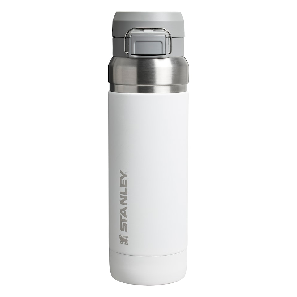 image 1 of Quick-Flip Water Bottle 1.06L | White | White | Not provided