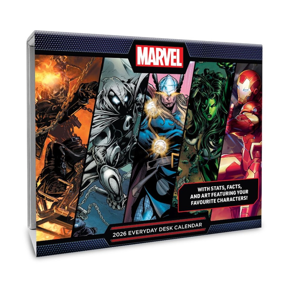 MARVEL 2026 DESK BLOCK CALENDAR