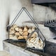 image 4 of House Log Holder | Black