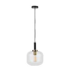Minimalist Industrial Glass Pendant Light