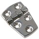 image 2 of Polished Door Hinge 4 Pack Stainless Steel 56mm x 38mm 316 Marine Cabin Hatch Silver