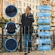 image 2 of Flight Knight Underseat Backpack 40x20x25cm Ryanair Free Carry On for Travelling USB Port Padded Comfortable Backpack - Carry On Luggage | Blue | Navy | 1