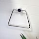 image 1 of Showerdrape Vitality Chrome Stainless Steel Wall Mounted Towel Ring