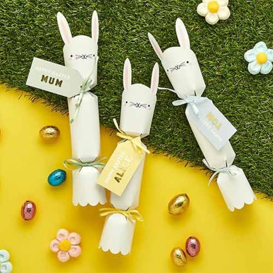 image 1 of Easter DIY Bunny Crackers - Pack of 6