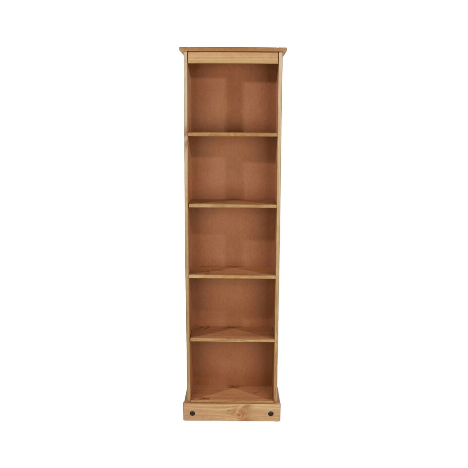image 1 of Core Products Corona, Tall Narrow Bookcase H176cm x W46cm x L20cm Brown