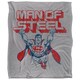 image 1 of Superman Man Of Steel Blanket - Multicoloured - One Size