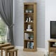 image 1 of Core Products Corona, Tall Narrow Bookcase H176cm x W46cm x L20cm Brown