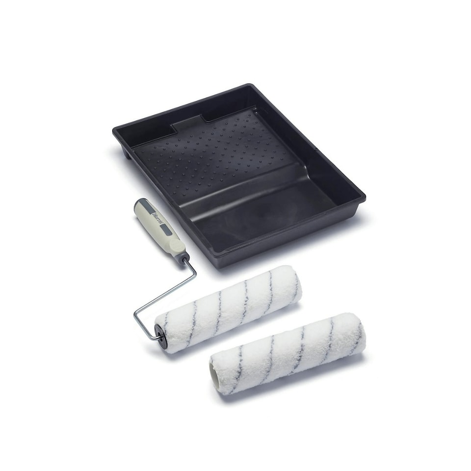image 1 of Harris Seriously Good Woven Fabric Medium Pile Roller Set, 4 Pieces
