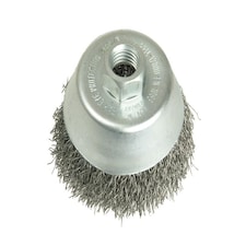 Lessmann Cup Brush 75Mm M14 X 0.35 Steel Wire