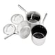 image 1 of Ninja C63000UK ZEROSTICK Stainless Steel 3-Piece Pan Set