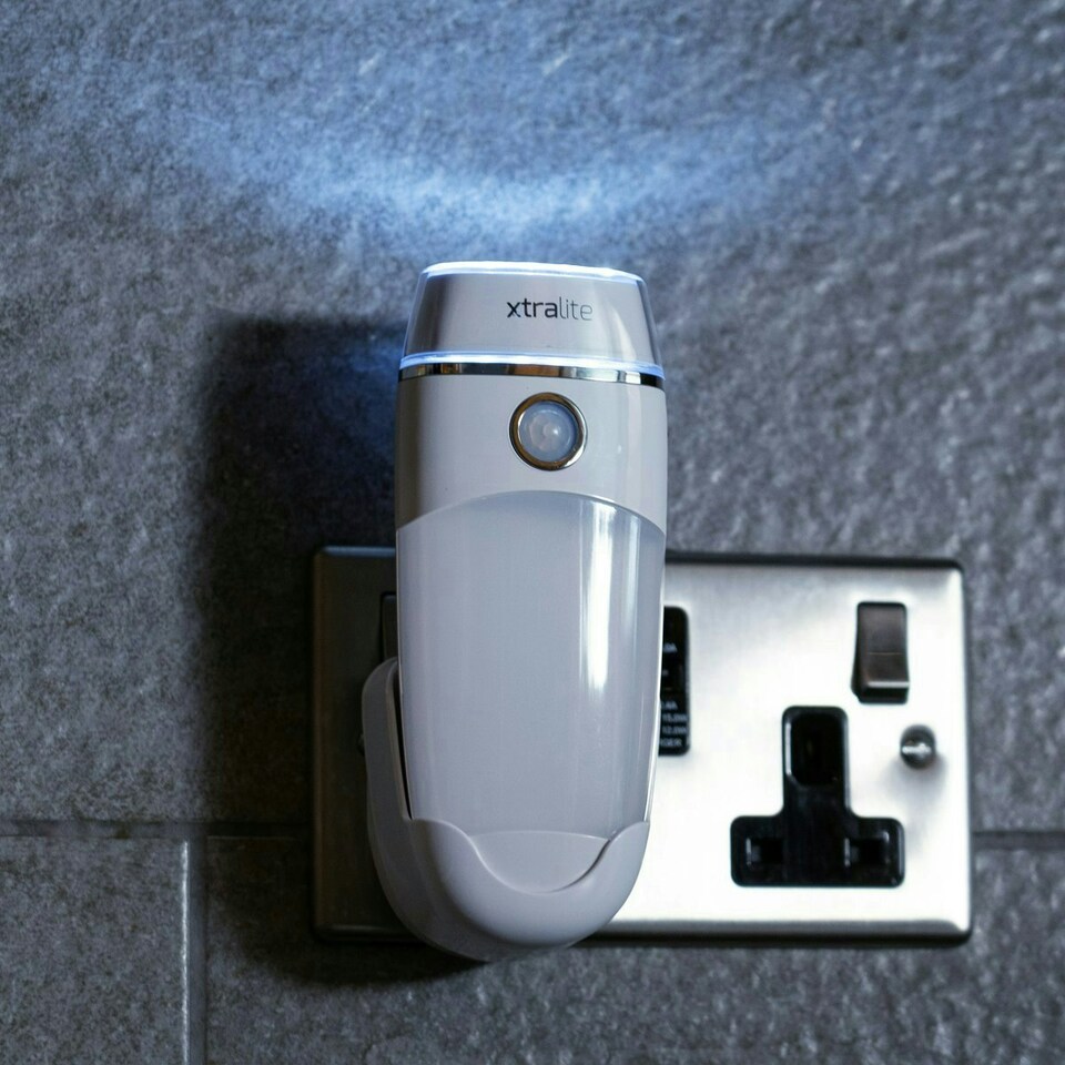 image 1 of Xtralite NiteSafe Duo+ Rechargeable LED Night Light & Power Failure Torch with Motion Sensor, Induction Charged