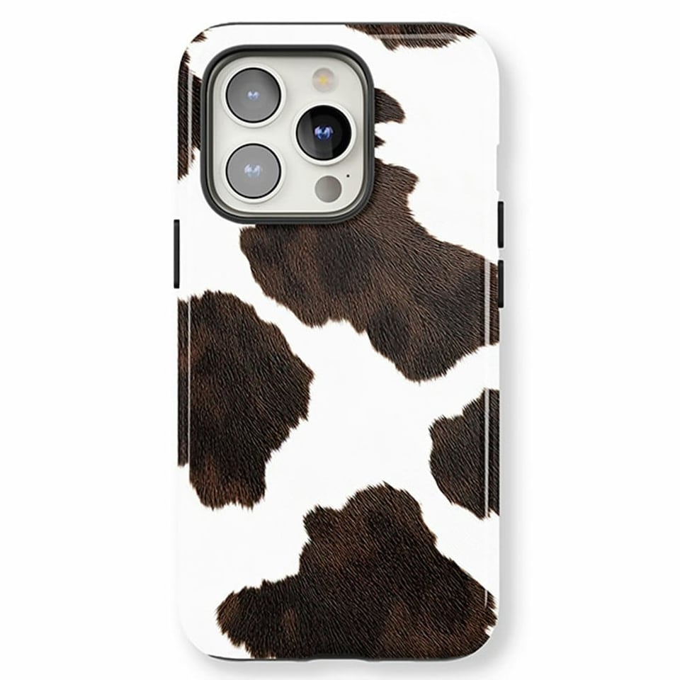 image 1 of Cow Hide Phone Case | Brown | Galaxy S25
Tough | Galaxy S25
Tough