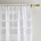 image 2 of Pineapple Elephant Izmir White Tab Top Voile White | 55x54"