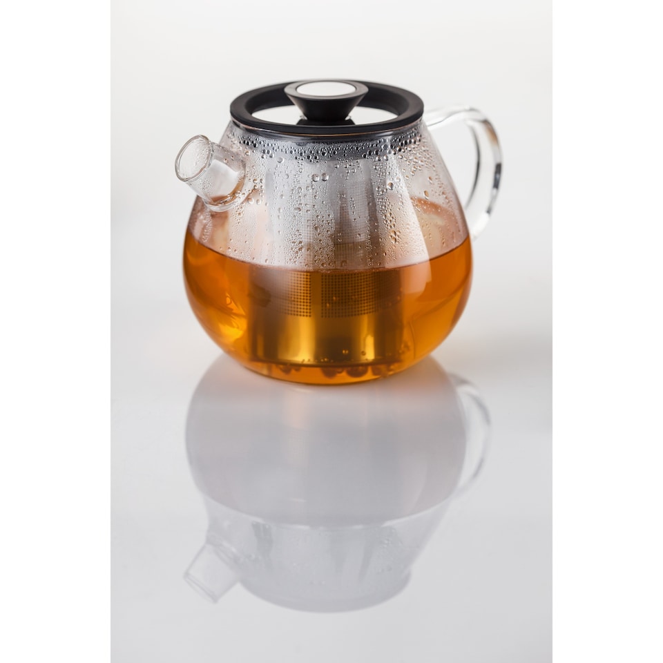 image 1 of Judge Brew Control Glass Teapot with Infuser 1L - 5 Cup