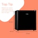image 7 of SIA TT02BL 39 Litre Black Counter Table Top Mini Freezer 4* Rating Black