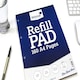 image 2 of 160 pages A4 Refill Pad (210 x 297mm)