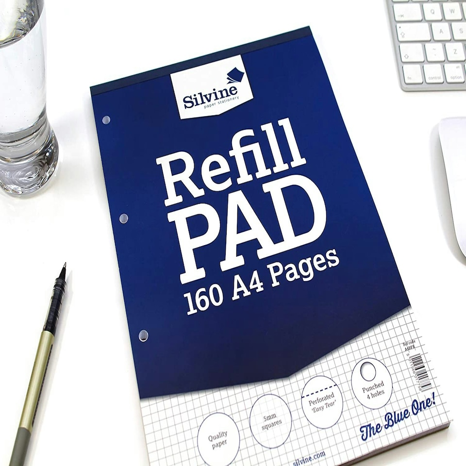 image 1 of 160 pages A4 Refill Pad (210 x 297mm)