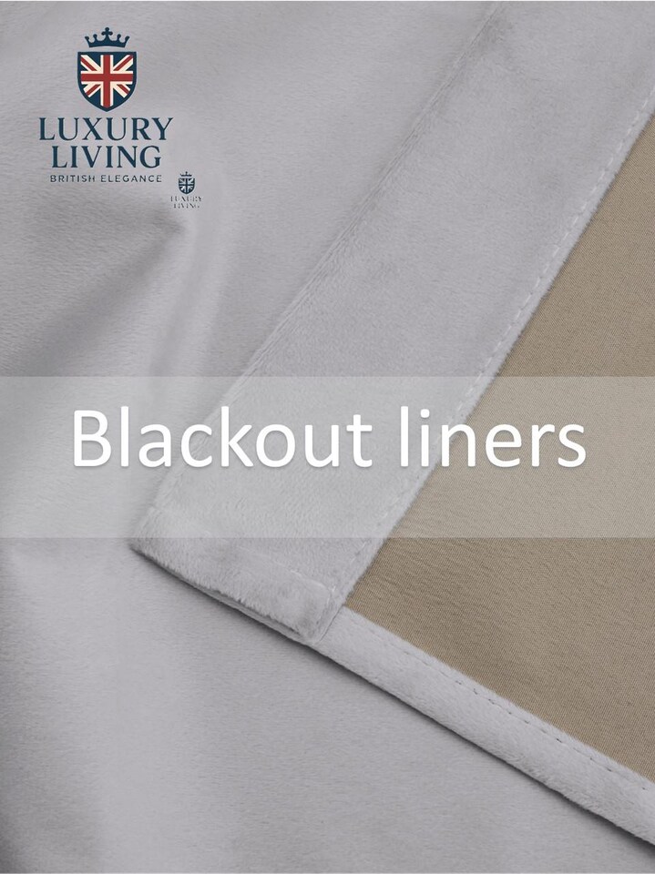 image 1 of Triple Woven Blackout Velvet Ring Top Curtains with Cascading Diamante Studs 168cm x 183cm Silver | Silver | Silver | 1