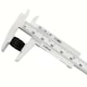 image 7 of 2Pc Plastic Vernier Calliper Set Diameter Measuring Gauge Tool Ruler 3'' 6'' UK