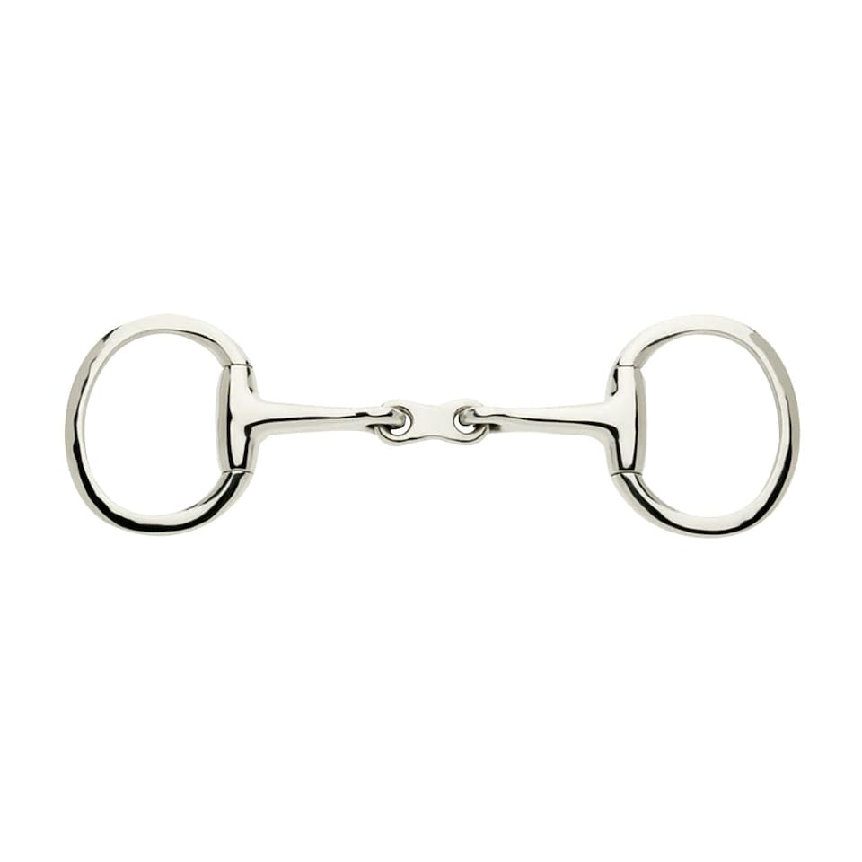image 1 of Lorina French Link Eggbutt Snaffle - Silver - 6in