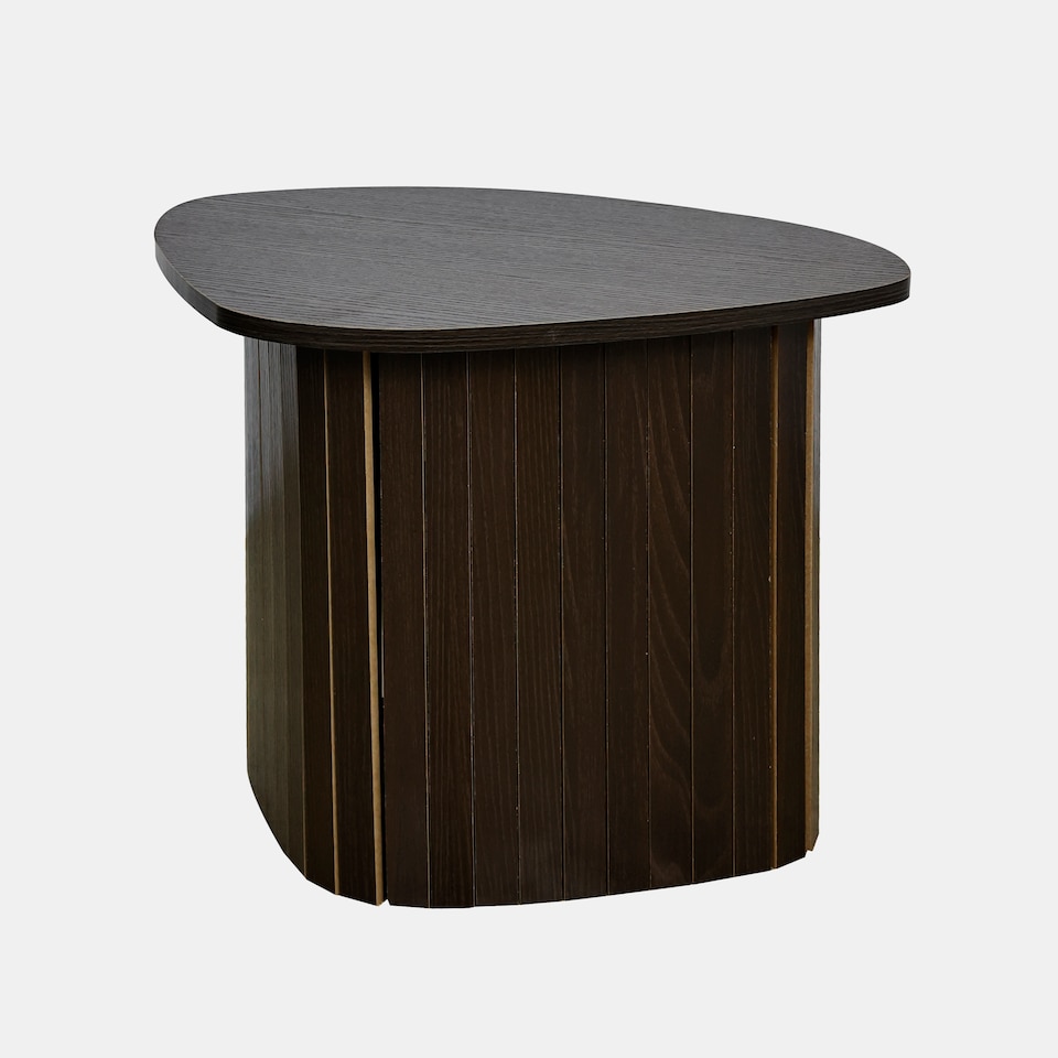 image 1 of OHS Madison Ribbed Side Table Corner Bedroom Living Room Office Bedside