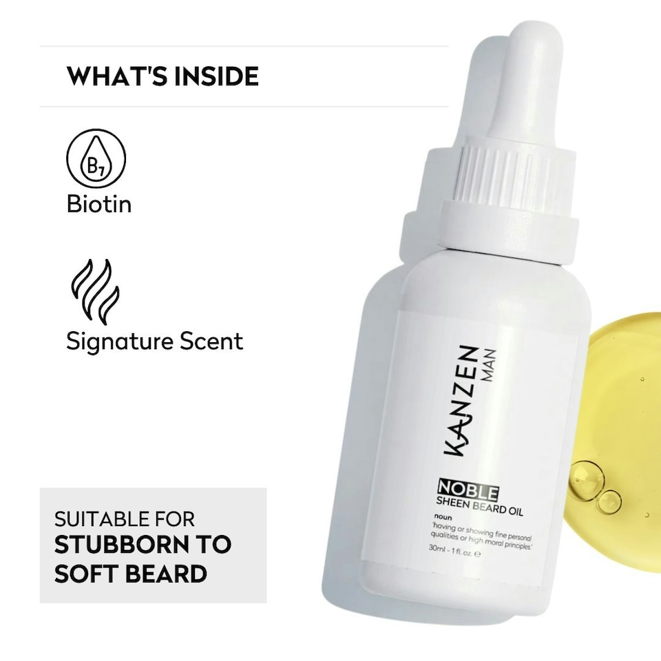 image 1 of Kanzen Man Noble Beard Oil 30ml