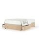 image 1 of Signature Platinum 2000 Pocket Sprung Cream Linen 2 Drawer Divan Set Small Single