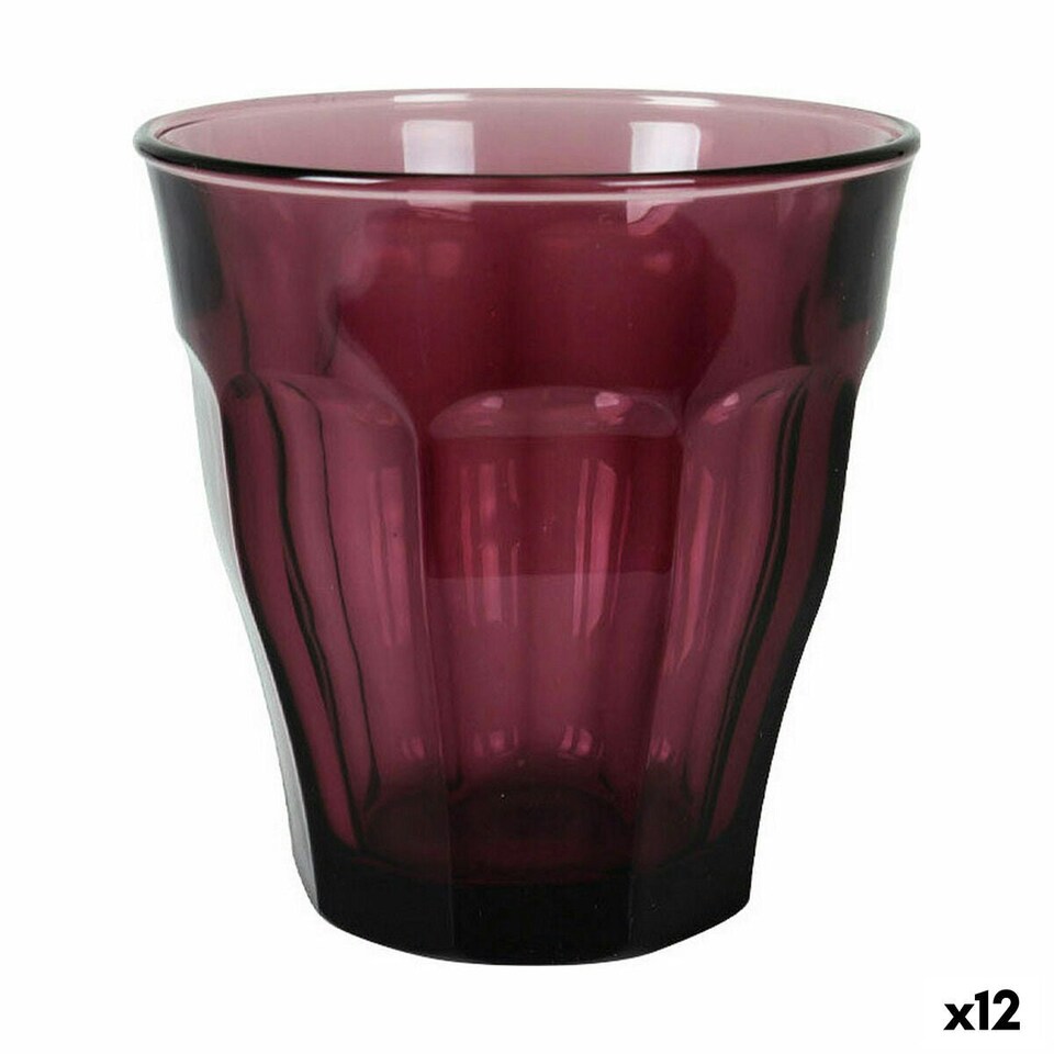 image 1 of Set of glasses Duralex Picardie Purple 4 Pieces 250 ml (12 Units) N/A