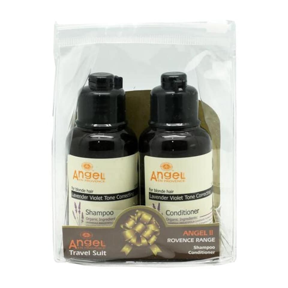 image 1 of Angel En Provence Rovence Range Lavender Shampoo Conditioner Travel Kit