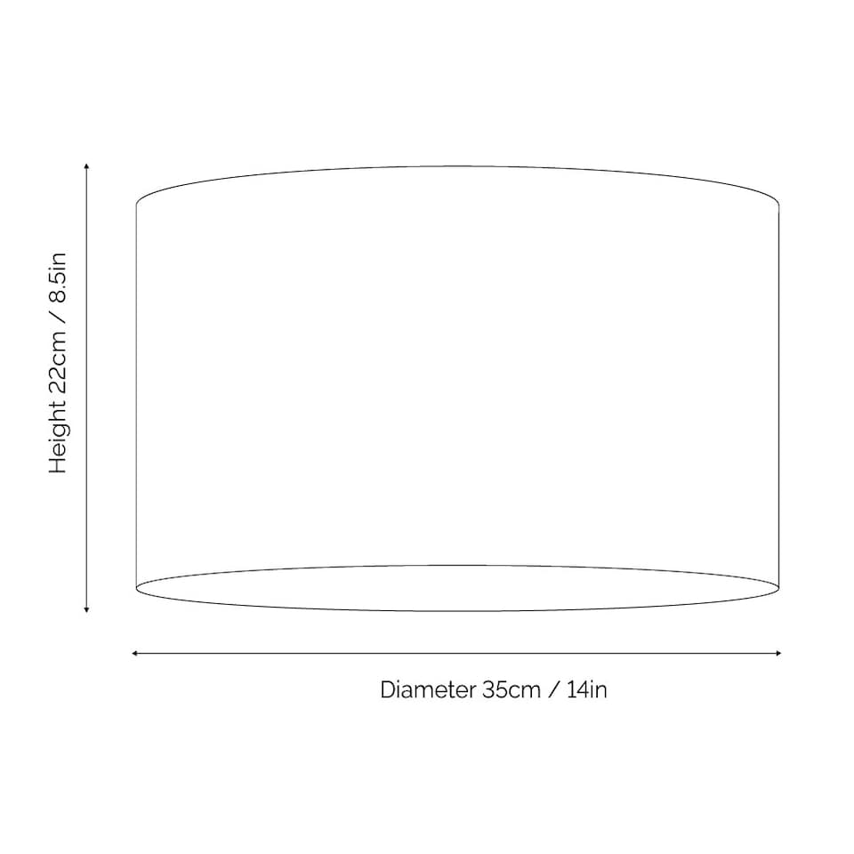 image 1 of Contemporary and Sleek 14 Inch Cream Linen Fabric Drum Lamp Shade 60w Maximum | Cream