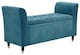 image 3 of Genoa Velvet Window Seat | Blue | Teal
