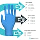 image 4 of Unigloves Unicare Blue Box of 100 Nitrile Gloves