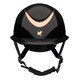 image 1 of Karben Unisex Adult Alina Ellipse Riding Hat - Black/Rose Gold - 52cm - 54cm Black | 52cm - 54cm
