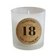 image 1 of Personalised Birthday Cork Label Candle Jar Clear