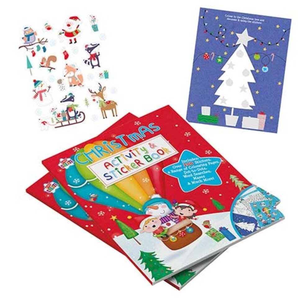 Christmas A4 Activity & Sticker Book
