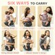 image 3 of AIYAPLAY 6-in-1 Baby Carrier for Newborn, Toddler with Removable Seat, Grey 