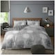 image 1 of VELVETIO Botanical Dandi Complete Duvet Cover Set with Fitted Sheet Soft Polycotton Bedding Sets Grey | Double