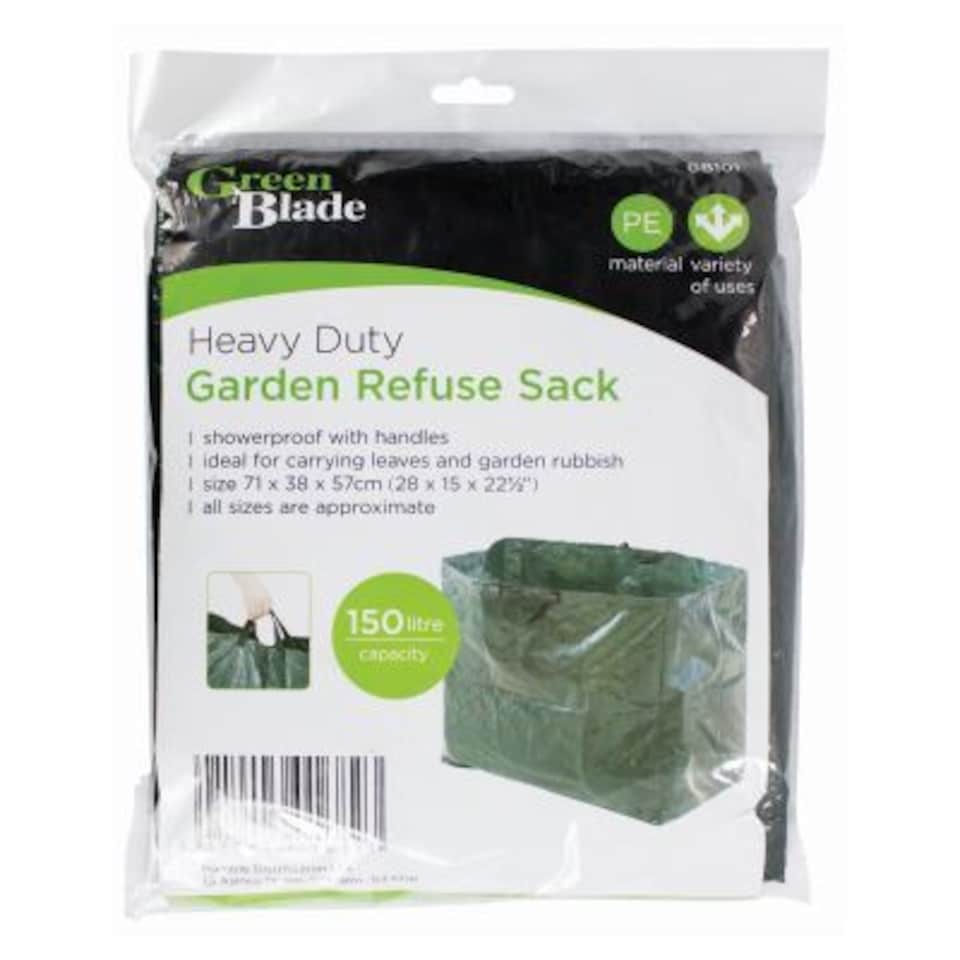 Green Blade Heavy-Duty Garden Waste Bag - 150L - Green