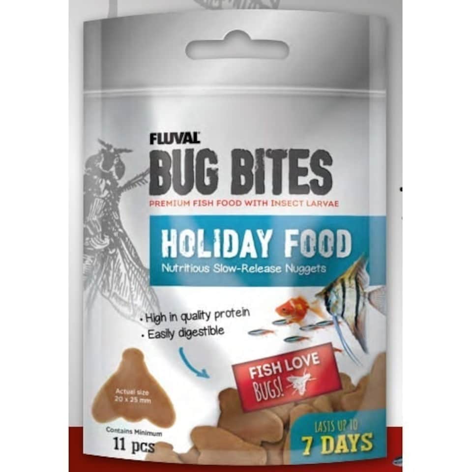image 1 of Fluval Bug Bites Holiday/Weekend Feeder 20g N/A