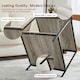 image 4 of Vida Designs Brooklyn End Table Industrial Sofa Side Bedside Table, Grey