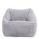 image 7 of Kids Teddy Bear Armchair Bean Bag Grey Childrens Bean Bags | Grey | Grey | M | 1